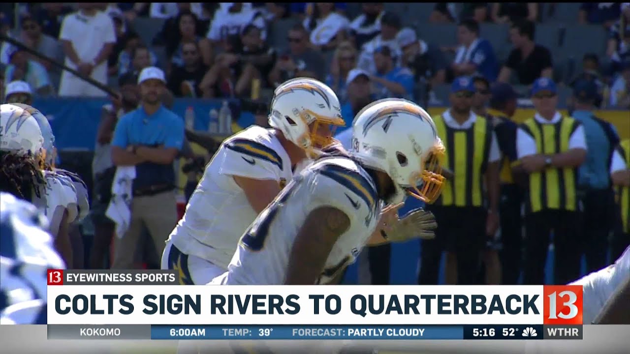 Colts sign Rivers to quarterback - YouTube