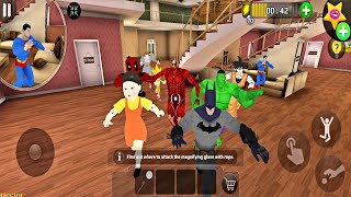 Superheroes Chapter Scary Teacher 3D Game Update New Team Multi Characters Android Game