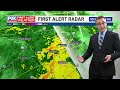 Heavy rain continues overnight