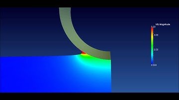 Dytran - Rigid Cylinder Slamming on Water (with Air)