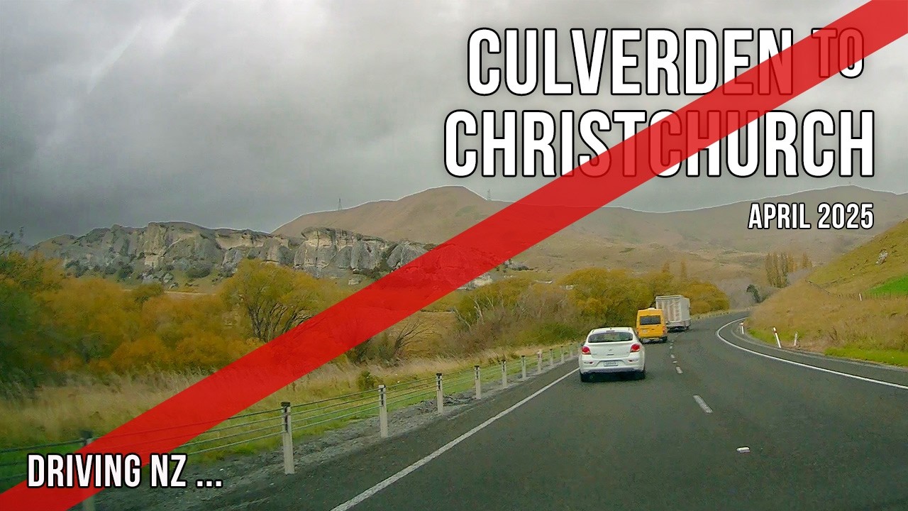 Driving New Zealand: Culverden to Christchurch: | 4K