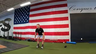 Empty Barbell Warmup (power clean + jerk/ press)