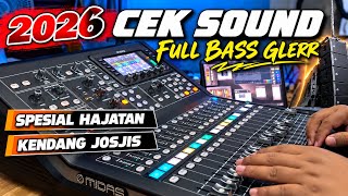 CEK SOUND DANGDUT KOPLO FULL BASS GLERR TERBARU 2026 | INSTRUMENT HAJATAN SLOW KENDANG PULEN
