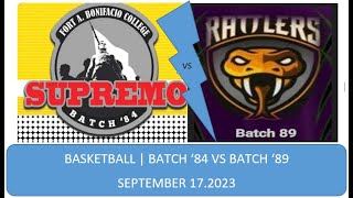 SEP. 17, 2023 | FBHS | BARKONIANS | BIBT BATCH '84 VS BATCH '89 | GUADALUPE , MAKATI CITY