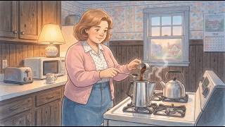 990s USA Family Daily Routine | Ghibli-Style ASMR Cartoon screenshot 4