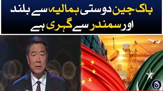 Pak-China friendship is higher than Himalayas and deeper than sea: Chinese Vice Premier - Aaj News