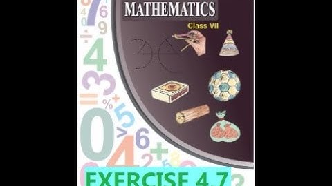 7th Class Exercise 4.7 (Lines and Angles)