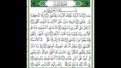 سورة طه الصفحة  ٣١٢