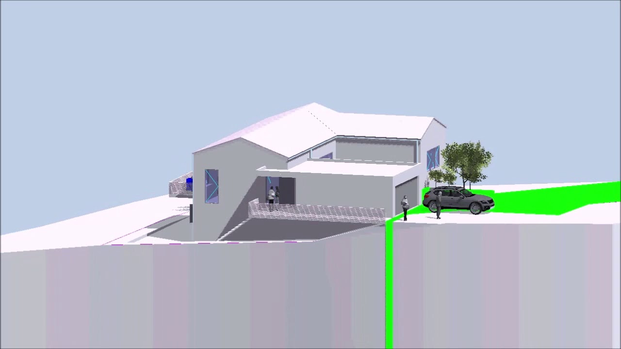 S Gebäude und Garage mit Flachdach - YouTube