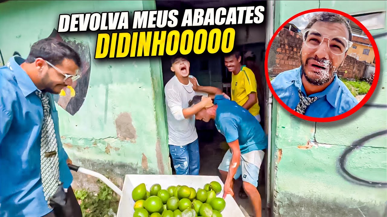 DIDINHO PEGOU O CARRO DE MÃO DE ABACATE E FAZ CONFUSÃO NA CASA DO REI DO DANONE | DIDINHO 