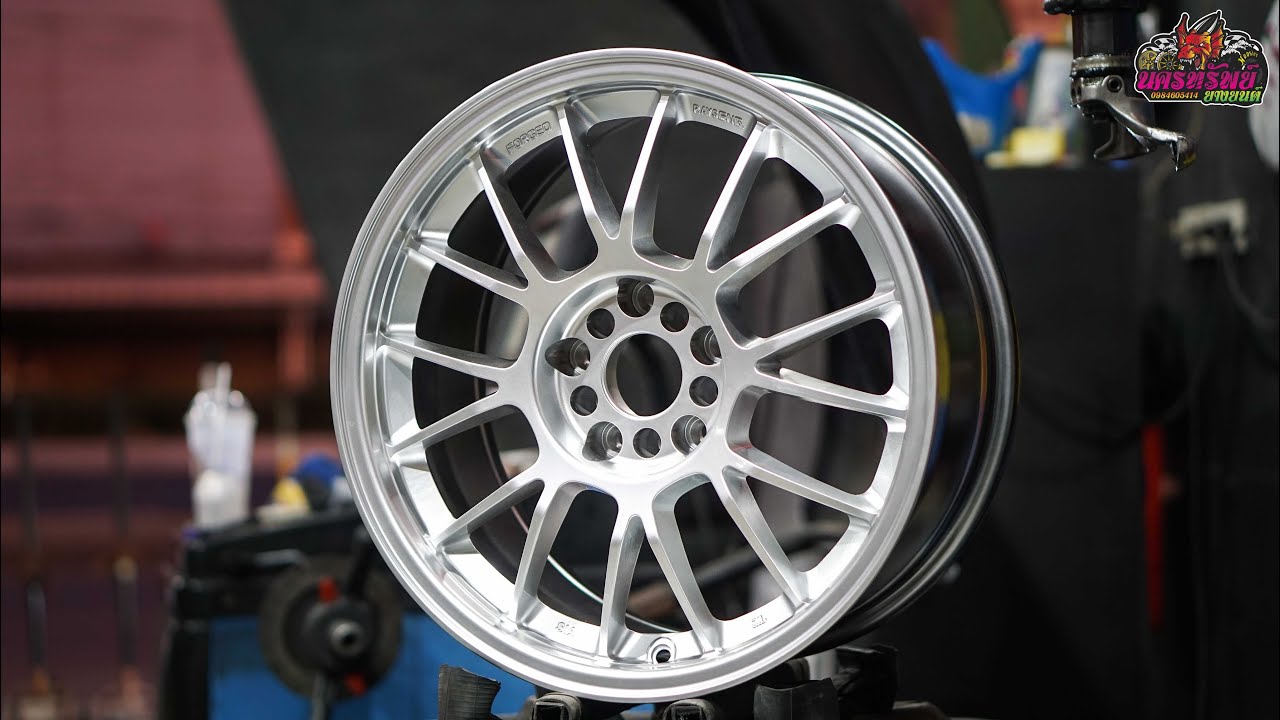 ล้อ SE37 17x8 5 et34 งาน SIA สี HyperSilver 10รู100 114 3 