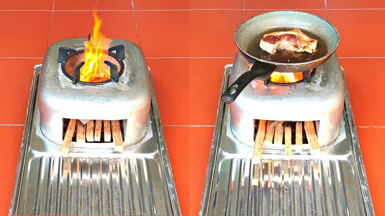 The idea of making a wood stove from cement and a sink - YouTube