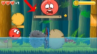 THE GIANT TOMATO BALL ! THE FOREST BOSS FIGHT! (RED BALL 4 Gameplay)