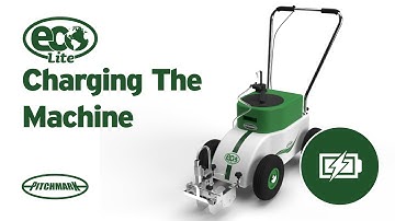 Pitchmark Eco Lite Line Marker | Charging the Machine