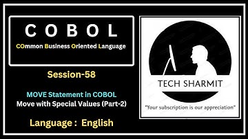 COBOL Programming: MOVE HIGH-VALUE and LOW-VALUE Statements   (Session-58) | COBOL Tutorial |