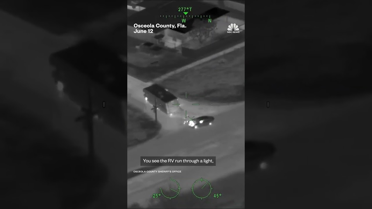 RV driver leads police on chase in Florida