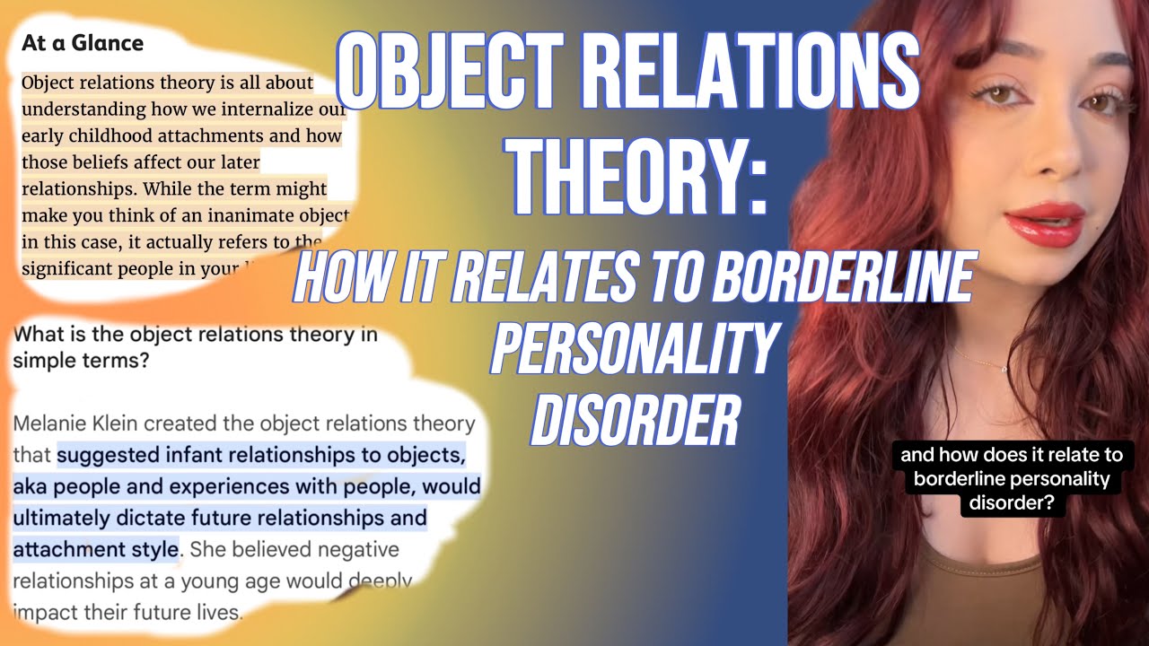 Object Personalities Object Relations Theory & Borderline Personality Disorder - YouTube