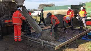 C-Probe Systems - Delivery of LoCem® from Truck to Project Site