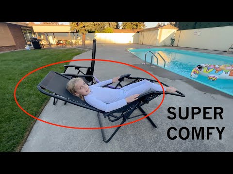 ★★★★★ Super comfy "Zero Gravity" chair - Perfect for pools, patios - Zero Gravity Chair BUPPLEE