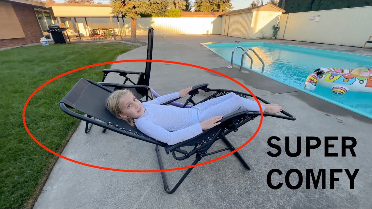 Super comfy "Zero Gravity" chair Perfect for pools, patios YouTube