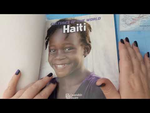 ASMR ~ One Hour of Haiti Facts ~ Soft Spoken Page Turning