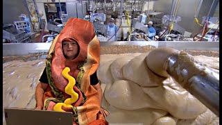 REACTING TO HOW IT'S MADE HOTDOGS AS A HOTDOG!