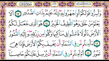 سورة الملك للشيخ علي الحذيفي  بدون اعلانات Holy Quran