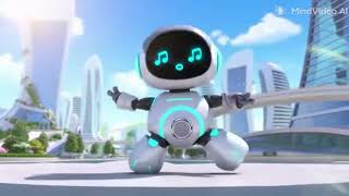Video Test Con Ai Un Robot Felice Ed Eccitato Che Balla Ascoltando E Canticchiando Una Musica