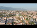 Pisa, Italy. The famous Leaning Tower and Pisa Cathedral in Piazza dei Miracoli. Summer. Evening ...