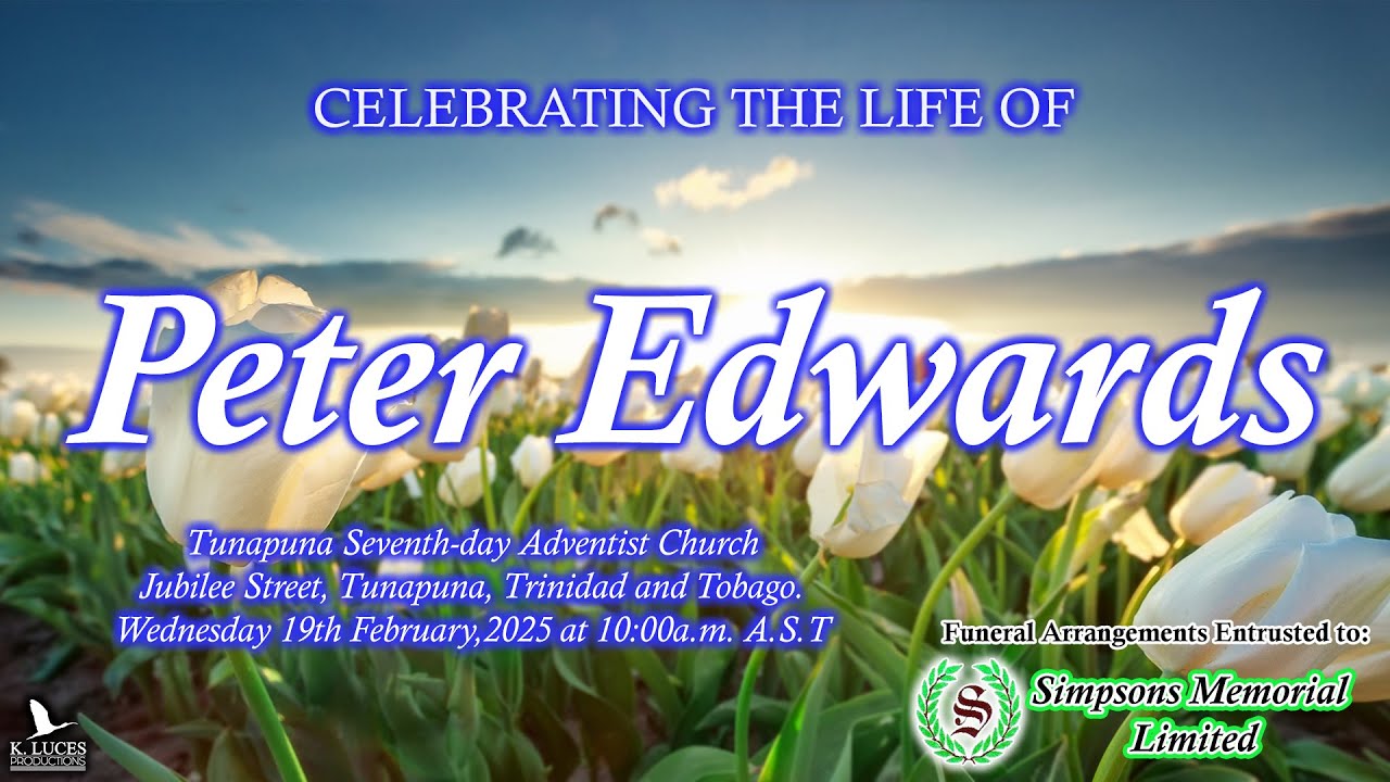 Funeral Service of Peter Edwards - YouTube