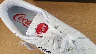 Fila x coca-cola Court fitness trainer UNBOXING