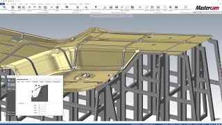 Mastercam 2021 | Spanten konstruieren mit Moldplus