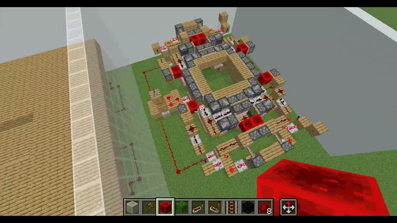 Minecraft  4 * 4 and 6 * 6 trapdoor