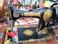 Queen alexandra sewing machine in action with alex askaroff