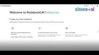 NotebookLM Enterprise Login Guide