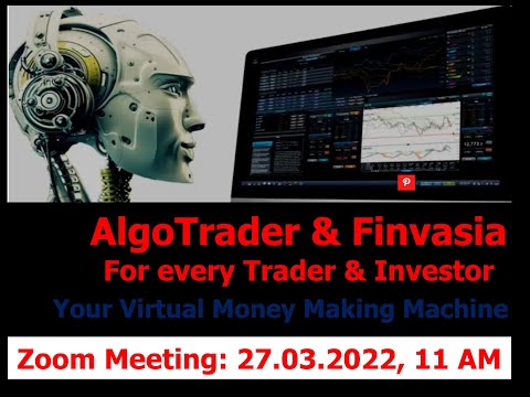 AlgoTrader & Finvasia For every Trader & Investor (Your Virtual Money Making Machine)