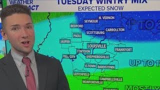 Wintry mix pattern arriving in Kentucky, Indiana