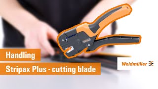Handling | Stripax Plus replacing the blade