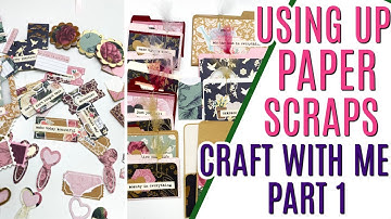 Using up Paper Scraps and Making Junk Journal Embellishments, Junk Journal Ephemera Using Scraps