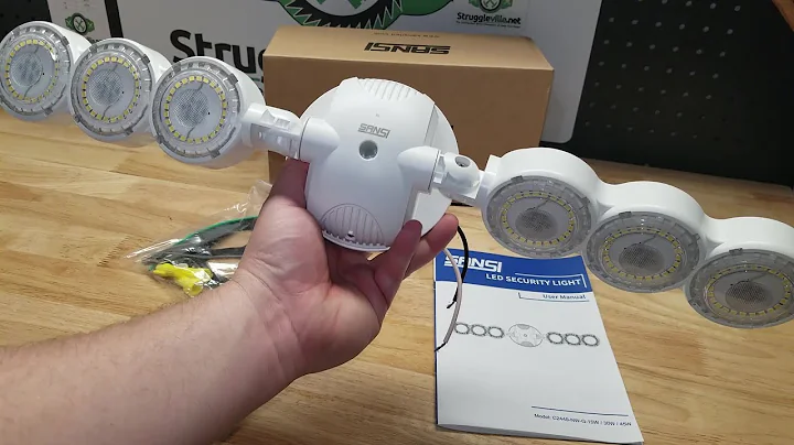 Check Out This Sansi LED Compared To A Traditional Security Light!