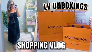 SHOPPING VLOG 🖤 THREE LOUIS VUITTON UNBOXINGS 🧡 DIOR BEAUTY AND MORE!