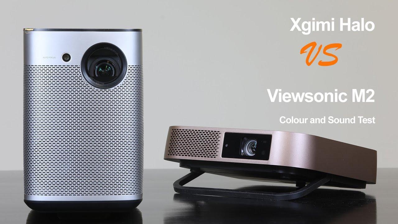 Xgimi Halo vs Viewsonic M2 1080P Projector Colour Accuracy and Sound ...