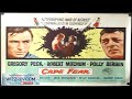 Cape Fear 1962 Original Half Sheet Poster Gregory Peck Robert Mitchum 