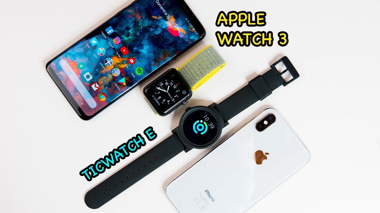 ticwatch pro vs apple watch 3