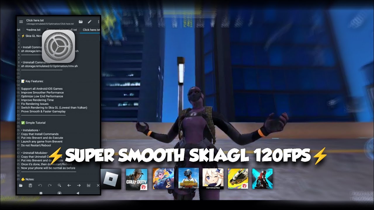 ⚡Boost your Low-End Phone Gaming Performance using SkiaGL Modules! (No Root)