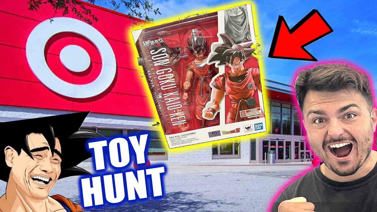 Dragon Ball SH Figuarts охотится за фигуркой Kaioken Goku!