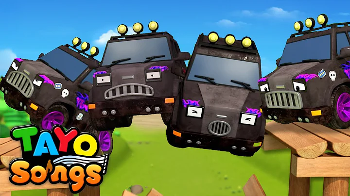 Learn Counting | Ten In The Bed -Badcars |My First Classroom Song🎓|Song for Preschool|Sing with Tayo