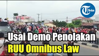 Usai Demo Penolakan RUU Omnibus Law Berakhir, Lalu Lintas Berjalan Normal revisi