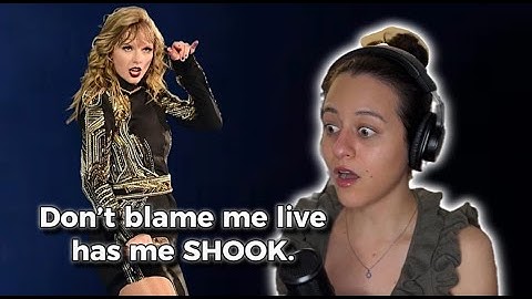 First Time Watching Taylor Swift - Don