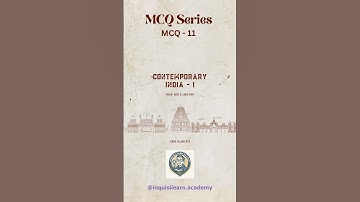 Class 9 Geography MCQ11 | India: Size & Location| Chapter 1 Quiz #class9 #ncert #cbse #socialscience
